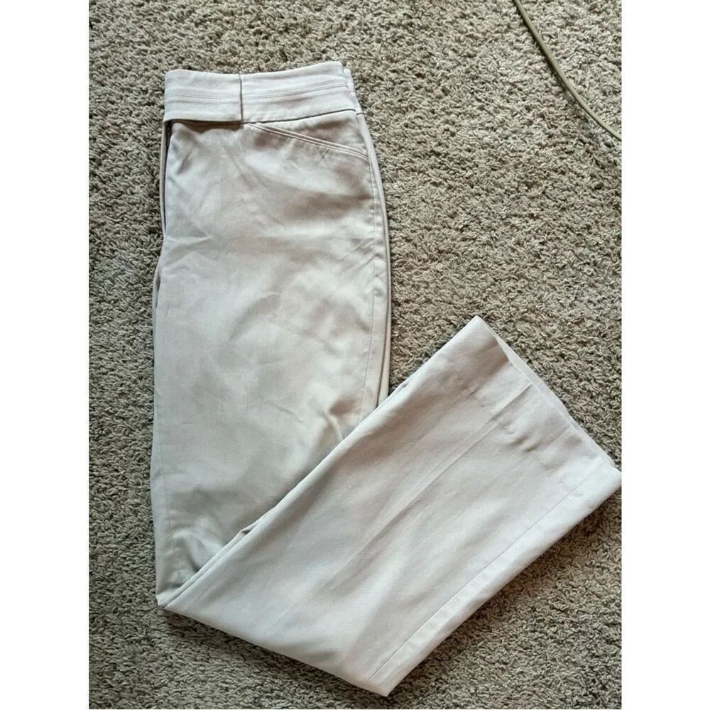 WHBM NWOT Textured Modern Day Boot-Cut trousers lined